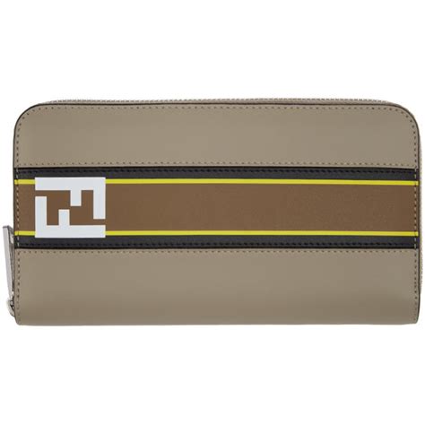 fendi taupe wallet sale|saks Fendi handbags.